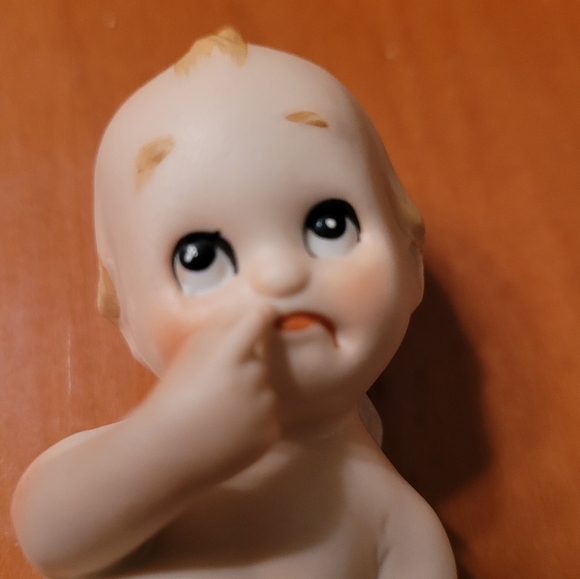 Vintage - Lefton Kewpie Bisque Ceramic Figurines Set of 2‎ - Picture 4 of 8